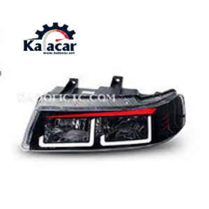 چراغ جلو سمند طرح کادری قرمز