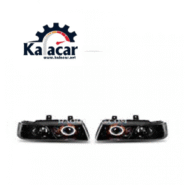 چراغ جلو سمند لنز دار قرمز